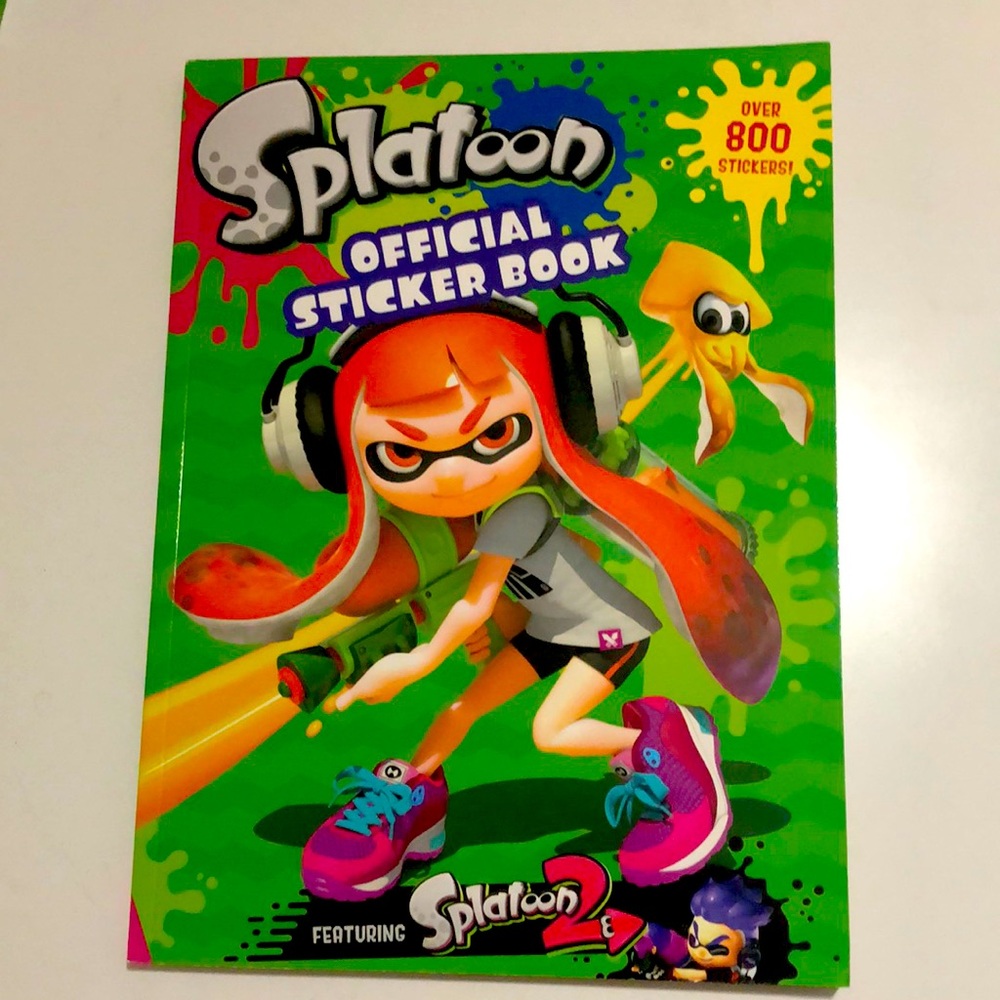 NEW Nintendo Splatoon Official Sticker Book